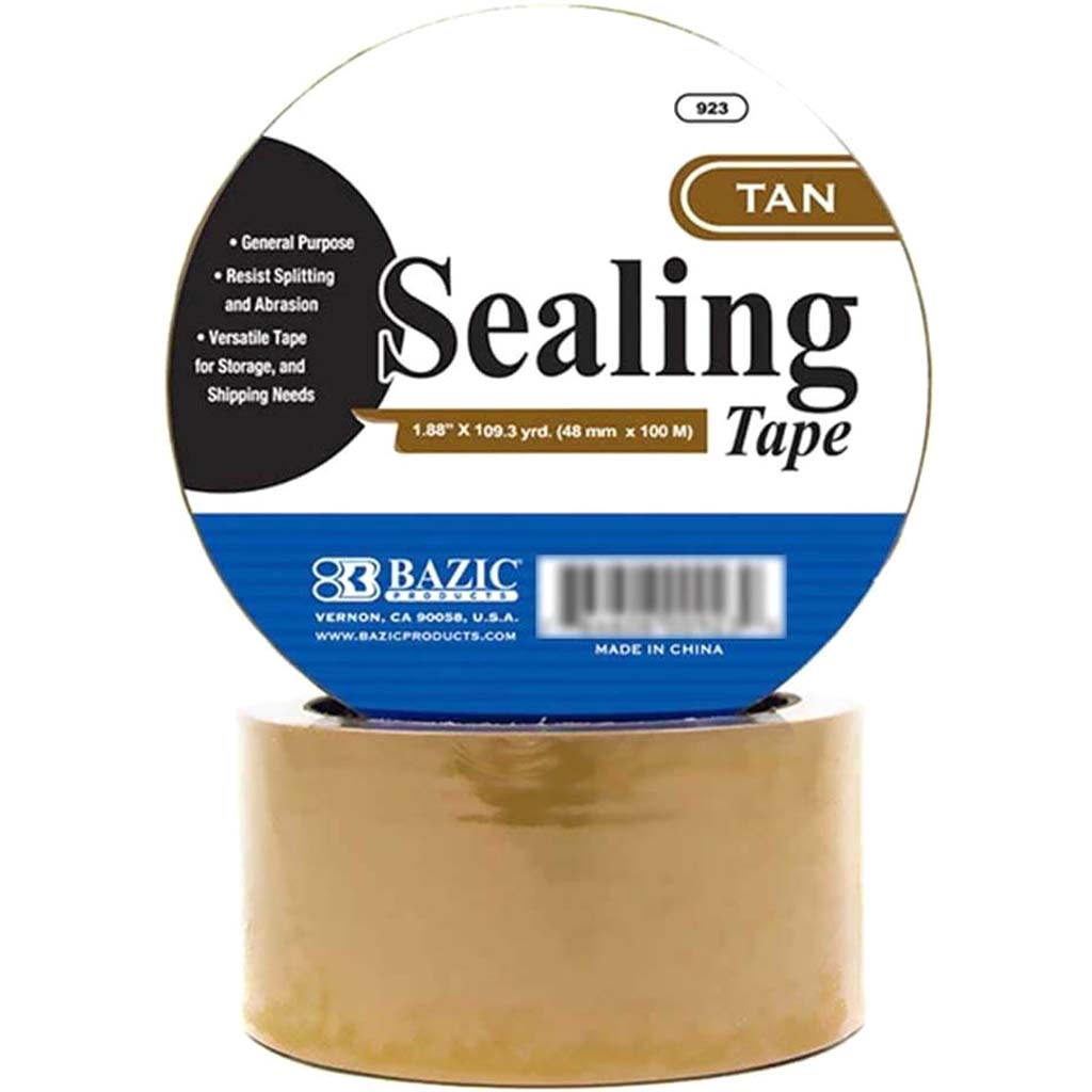 Bazic Tan Packing Tape