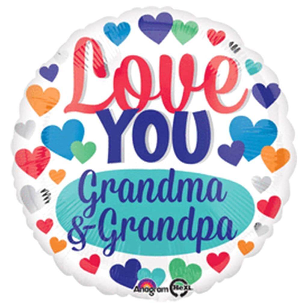 Love You Grandma &amp; Grandpa 18in