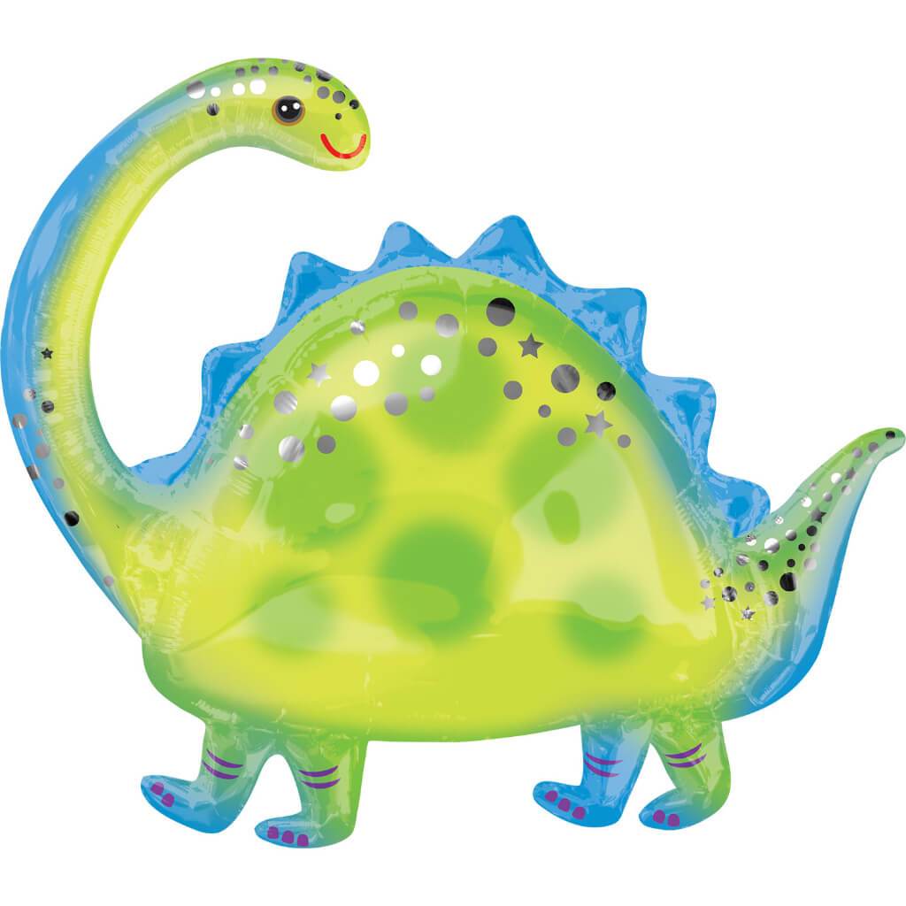 Brontosaurus Foil Balloon Super Shape 32in