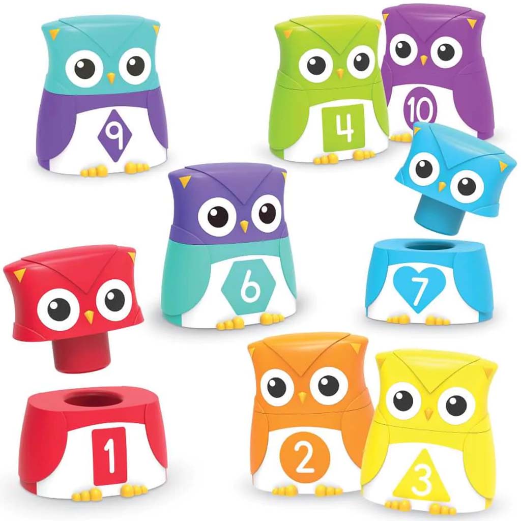 Snap-n-Learn Rainbow Owls