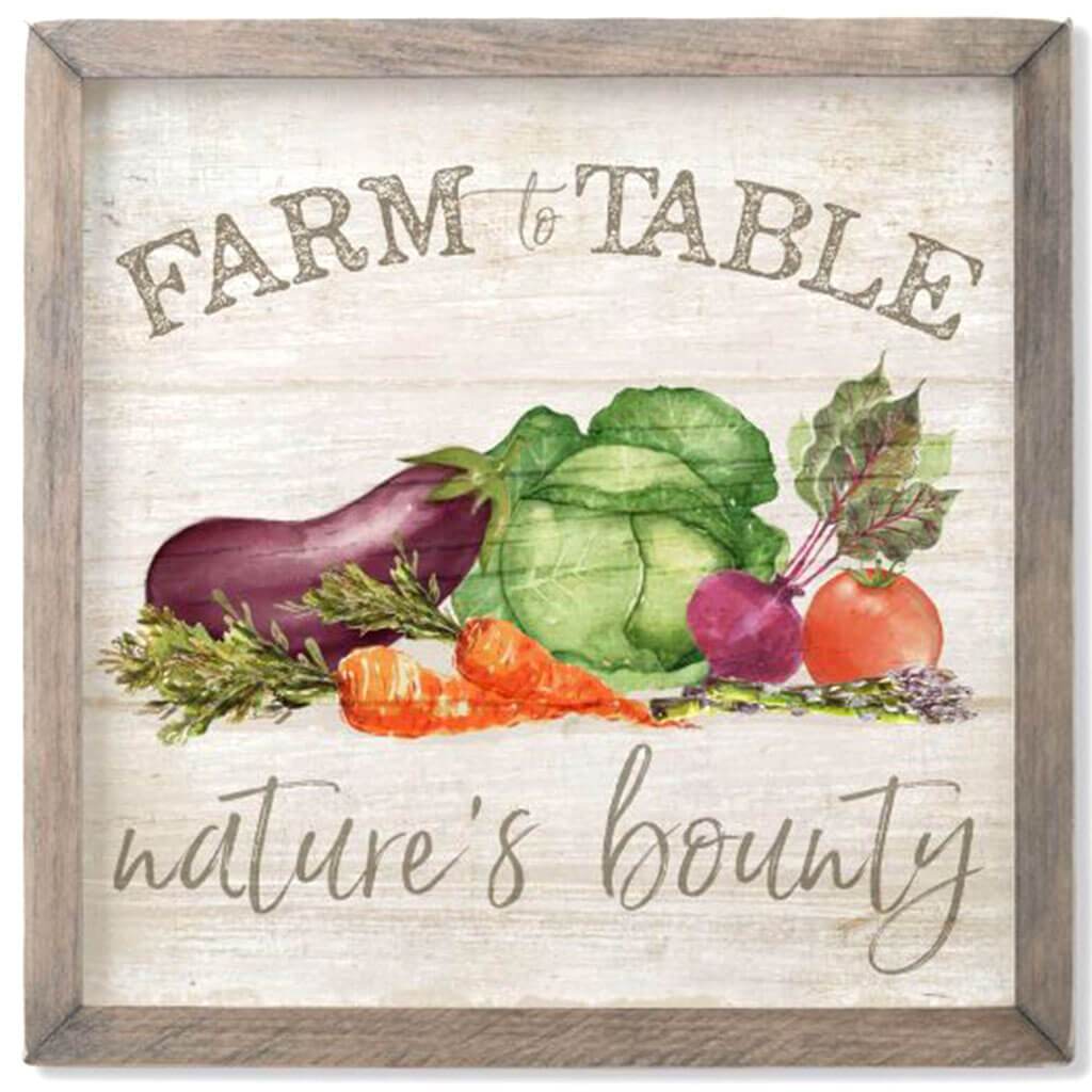 Natures Bounty Framed Sign