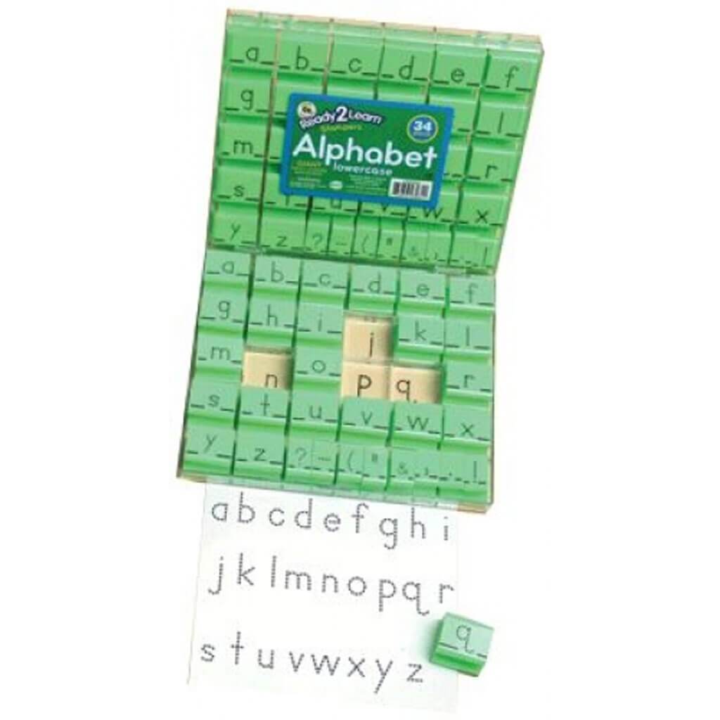 Ready 2 Learn Lowercase Manuscript Visual Closure Stamp 1-1/2in