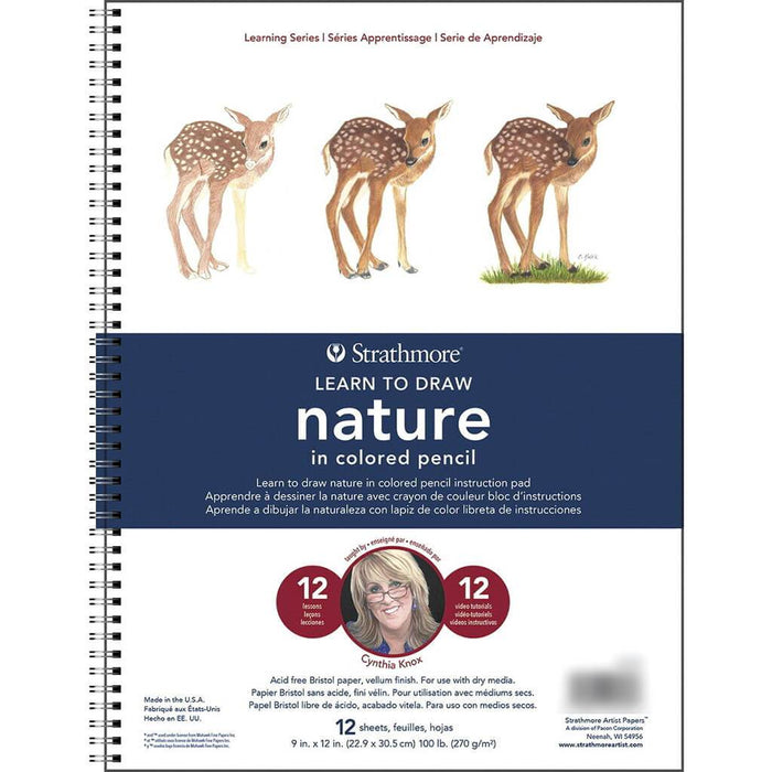 Learn to Draw Nature in Colored Pencil Pad