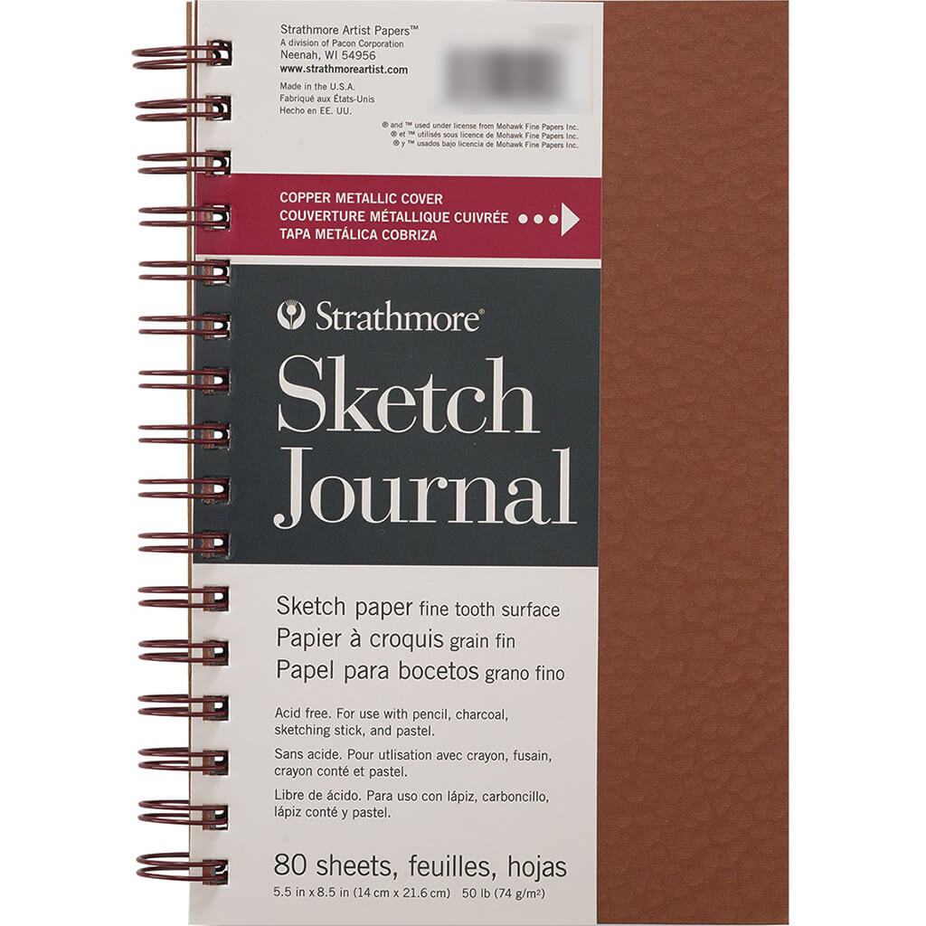 Strathmore Metallic Sketch Journal 9in x 12in Hammer Copper