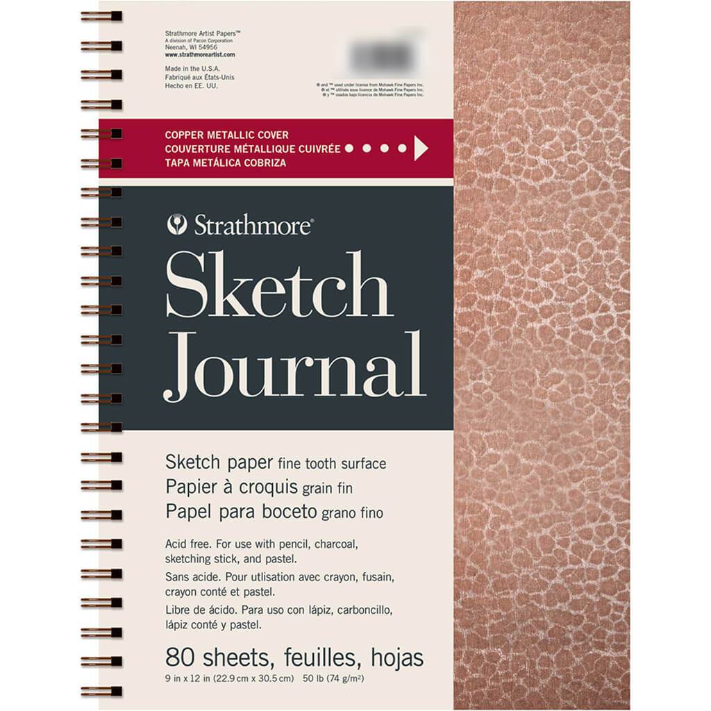 Strathmore Metallic Sketch Journal 9in x 12in Mettalic Copper