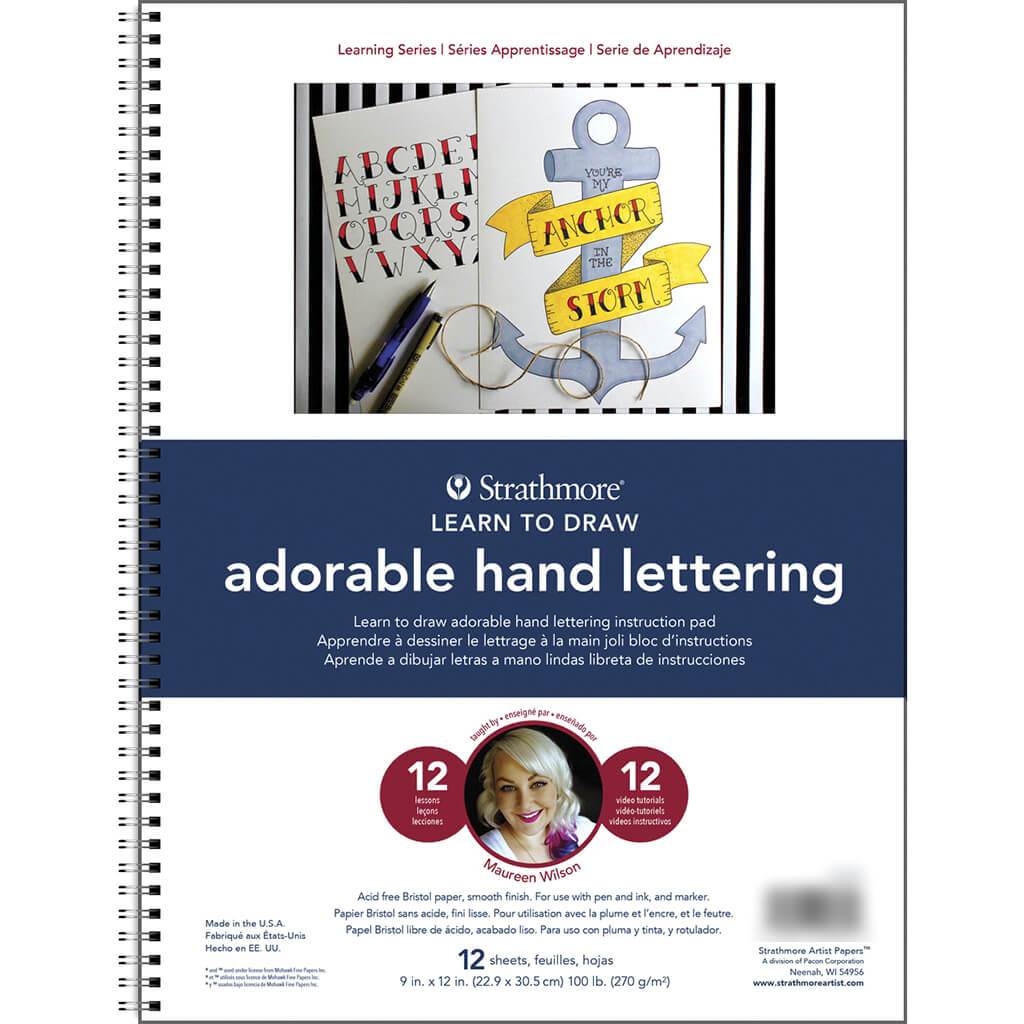 Learn to Draw Adorable Hand Lettering Pad