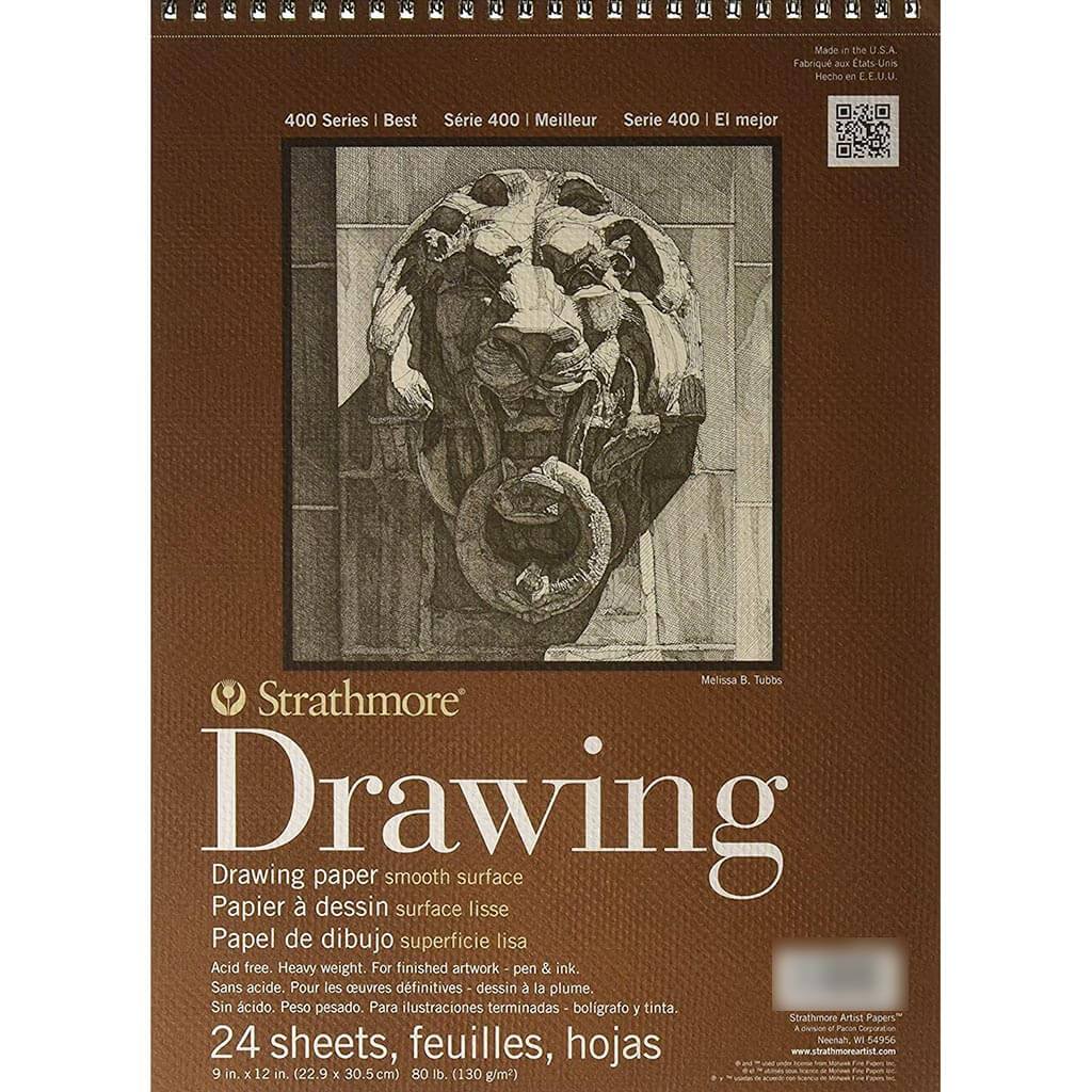 Strathmore 400 Drawing Pad Smooth 9in x 12in
