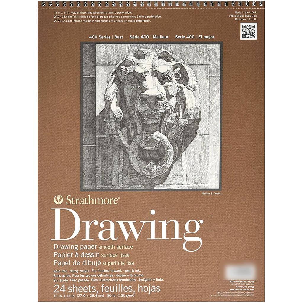 Strathmore 400 Drawing Pad Smooth 11in x 14in