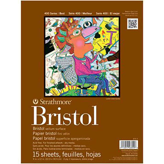 Strathmore 400 Bristol 2Ply Vellum 11in x 14in