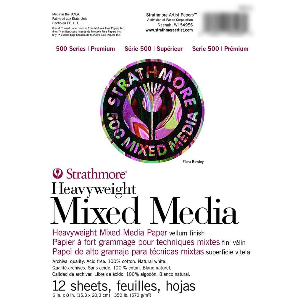 Strathmore 500 Series Heavy Weight Mixed Media 6in x 8in