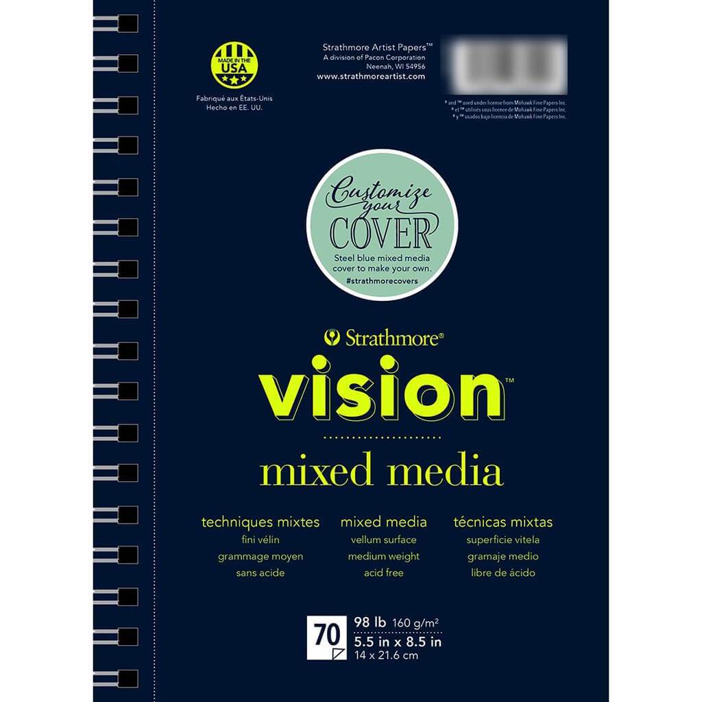 Strathmore Vision Custom Mixed Media Pad 7in x 10in