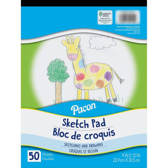 Sketch Pad White 9in x 12in
