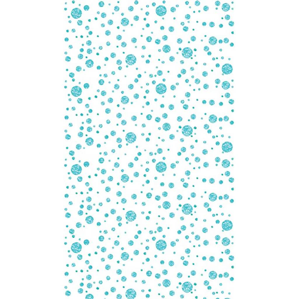 Photography Backdrop Paper 48in x 12ft Stamped Dots Aqua