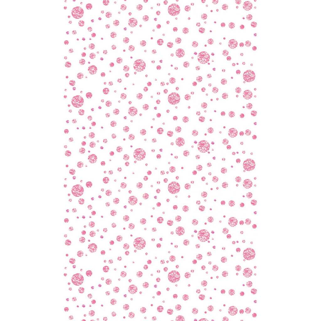 Photography Backdrop Paper 48in x 12ft Stamped Dots Pink