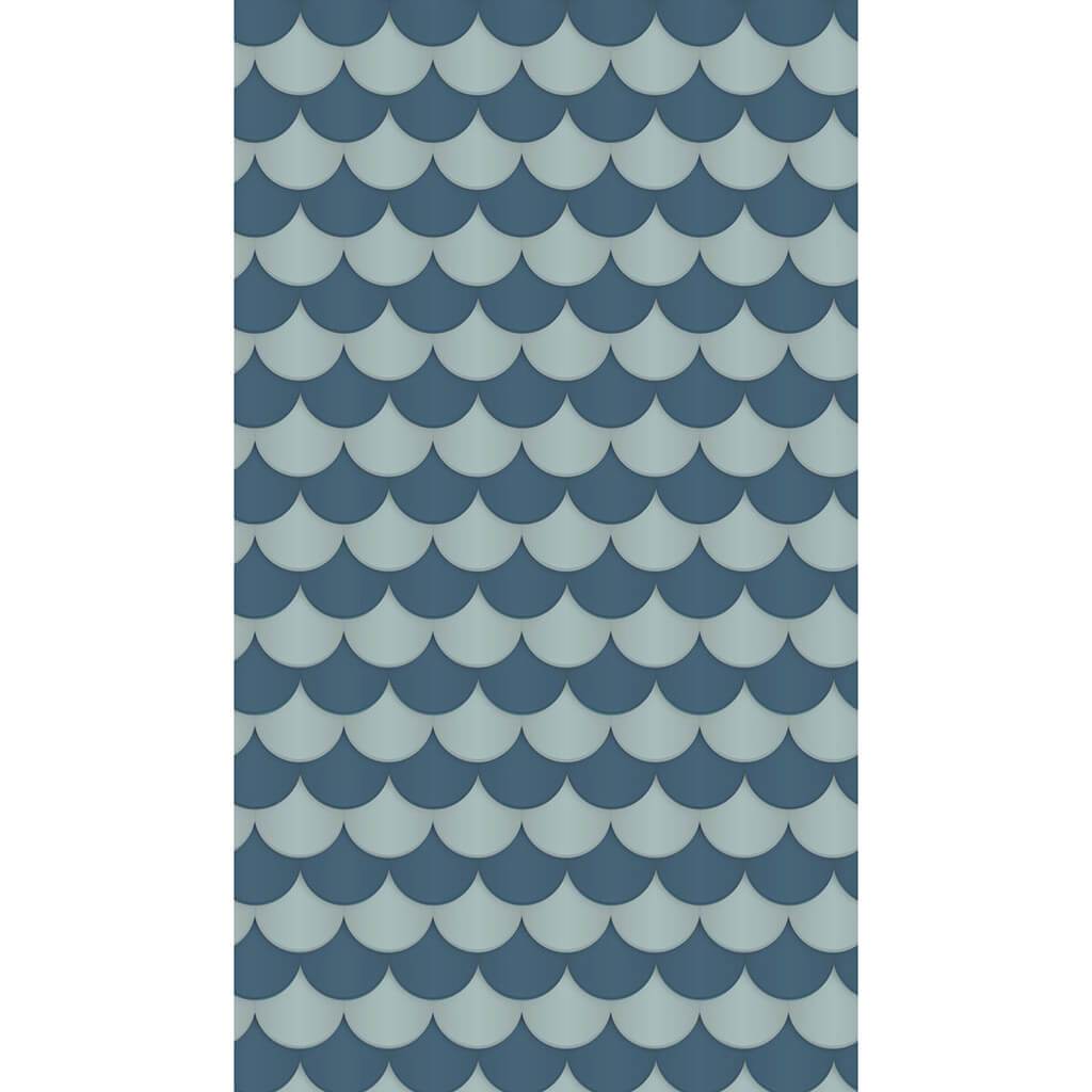 Photography Backdrop Paper 48in x 12ft Scallop Navy