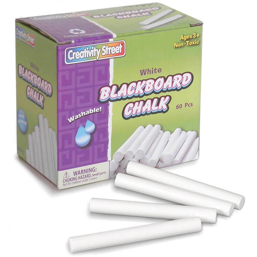 Blackboard Chalk 3/8in x 3-1/4in White