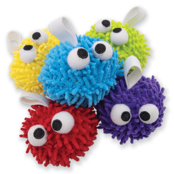 Whiteboard Erasers 3in x 3in Eraser Puffs 5 Assorted Colors