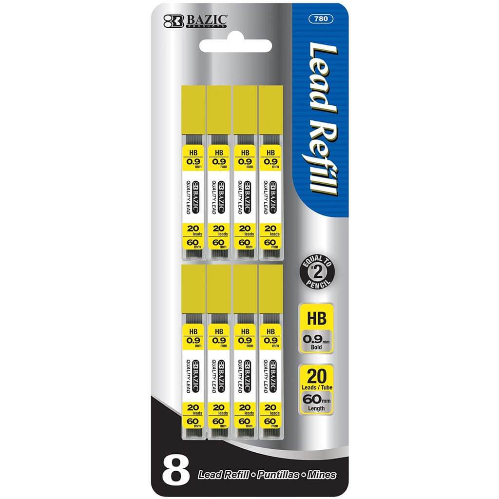 Mechanical Pencil Lead 0.9mm 8pack 20ct