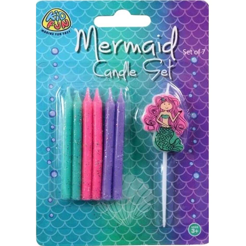 Mermaid Candle Set 7-Pc