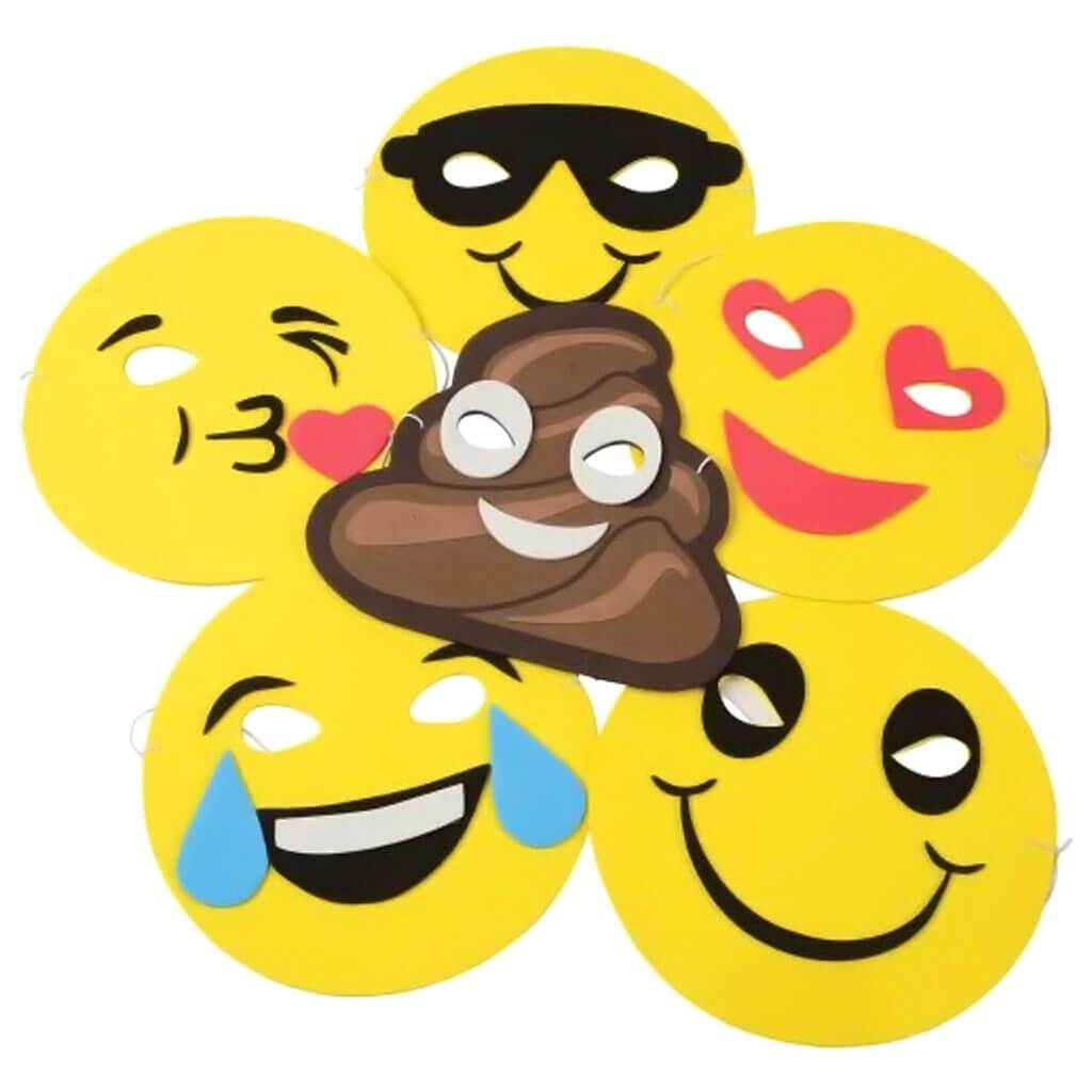 Emoticon Foam Masks