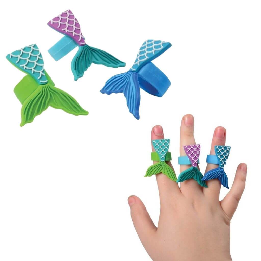 Mermaid Tail Rubber Rings