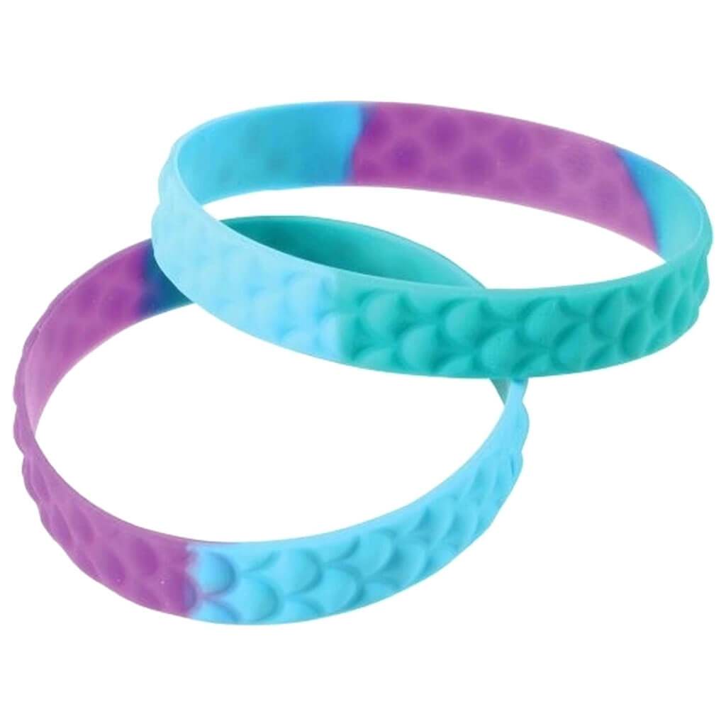 Mermaid Scale Rubber Bracelets