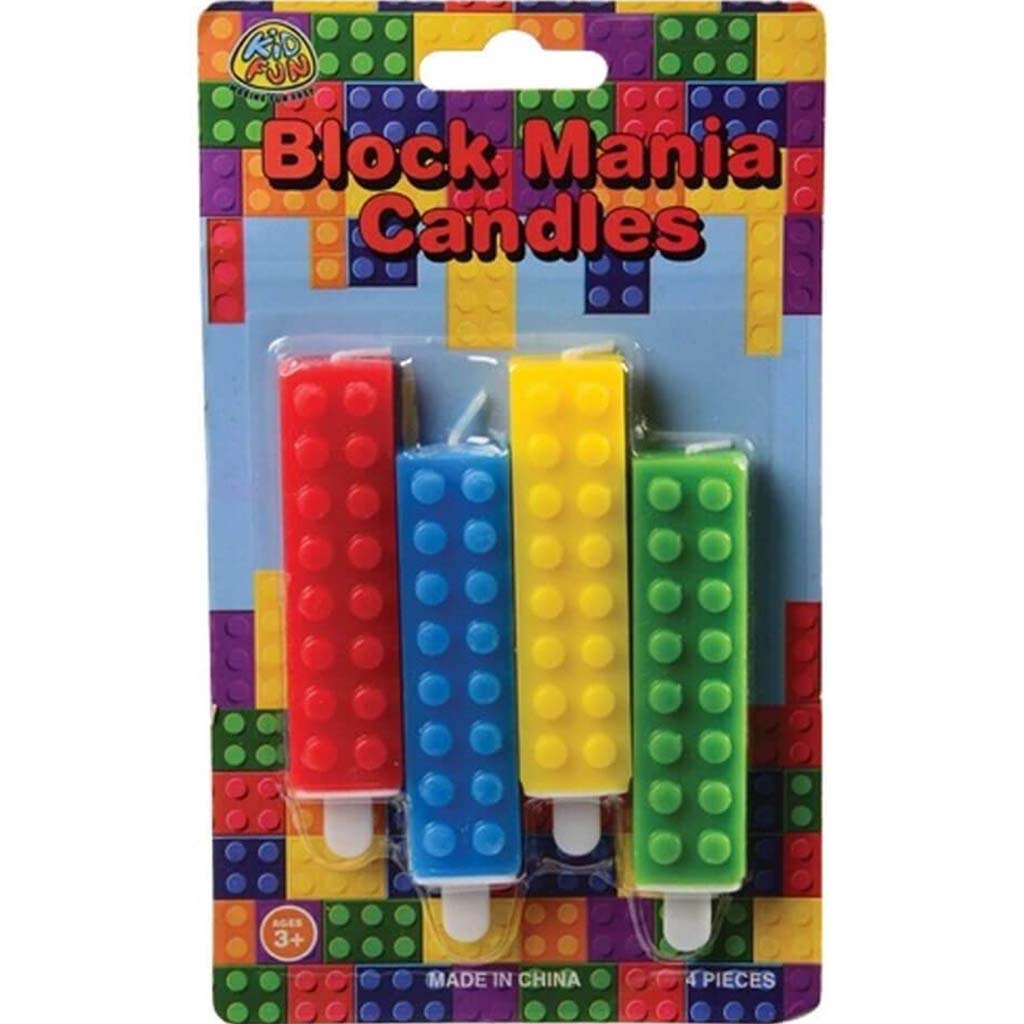 Block Mania Candles / 4-pc