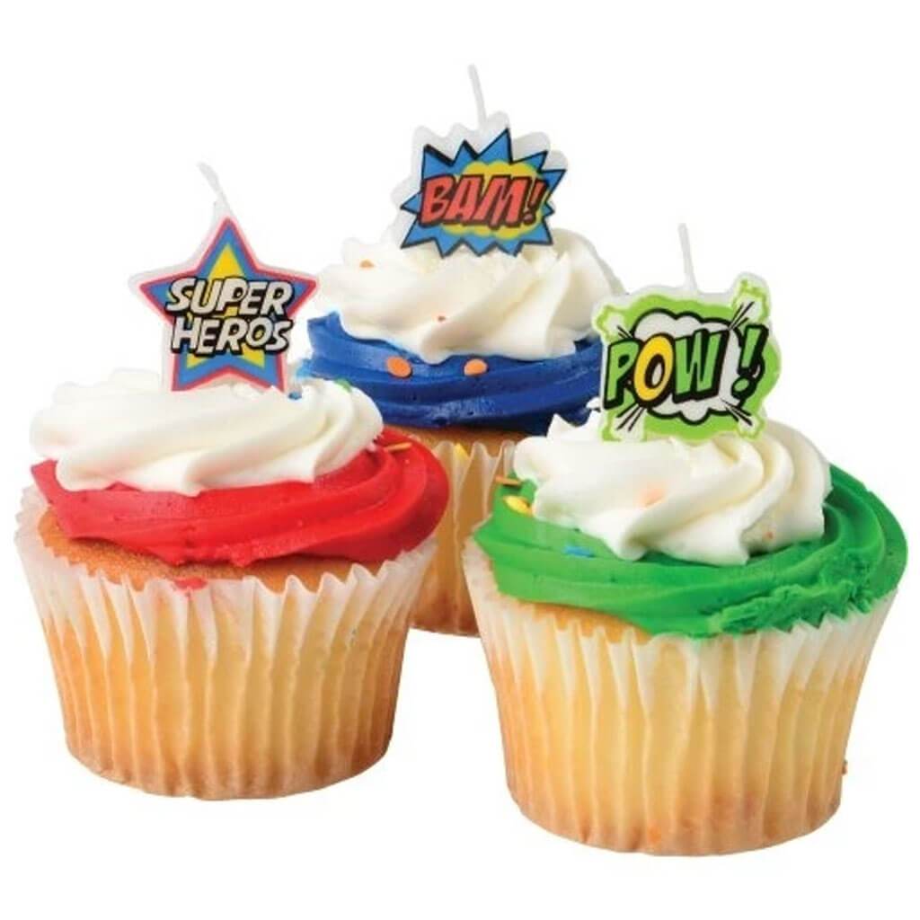 Superhero Candle Set 6-Pc
