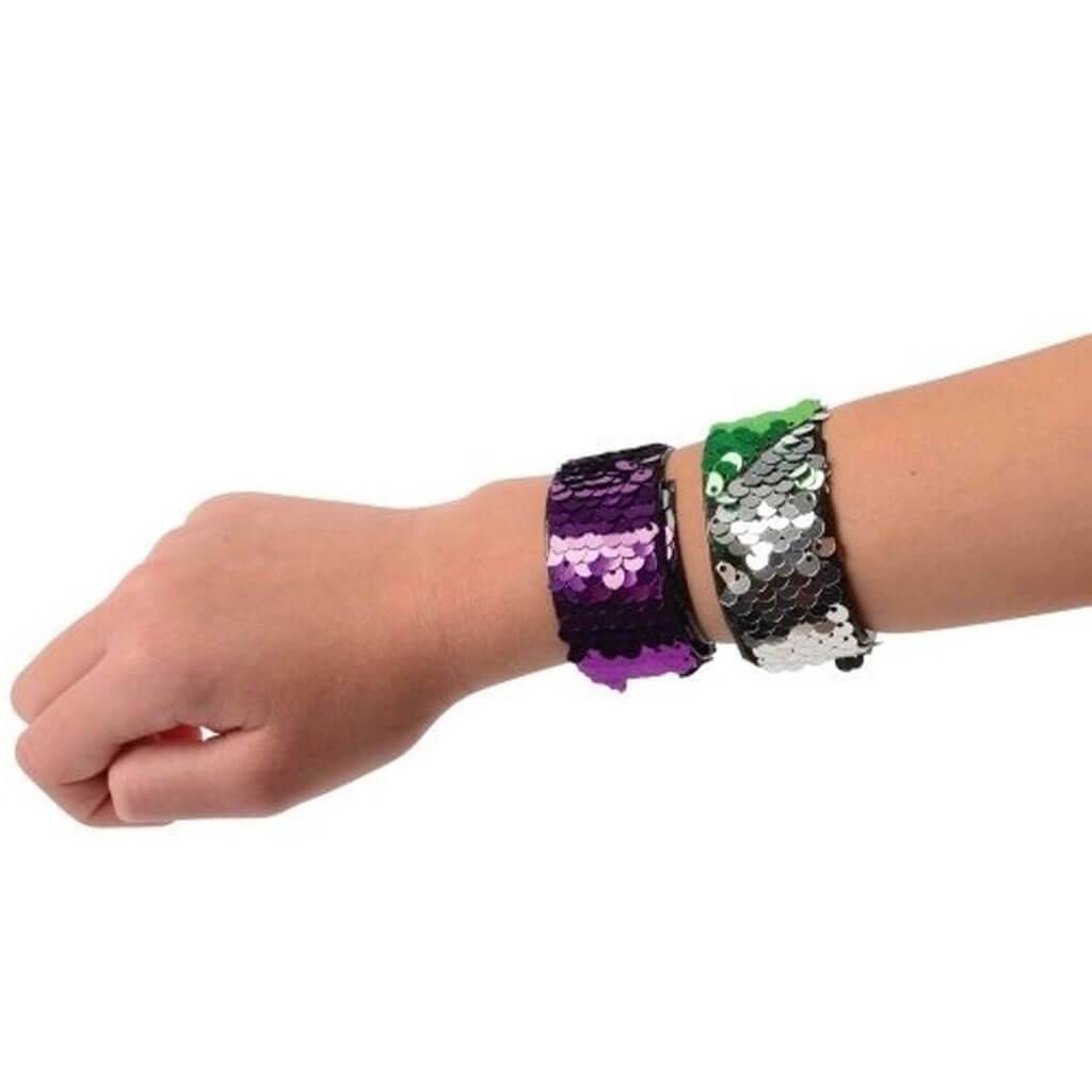 Mermaid Sequins Slap Bracelet