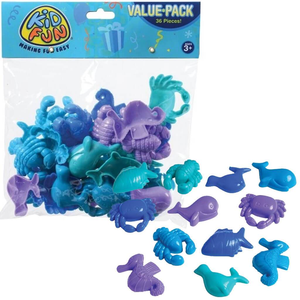 Sea Life Creatures 36-Pc