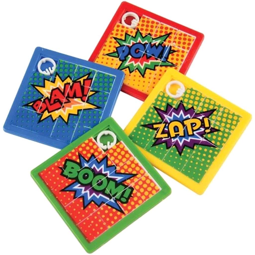 Superhero Slide Puzzles