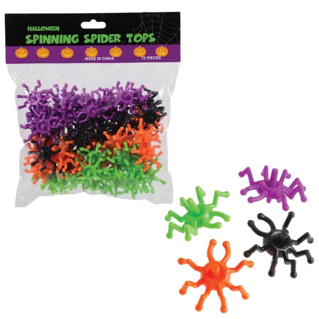 Spider Spinning Tops 72 Pc