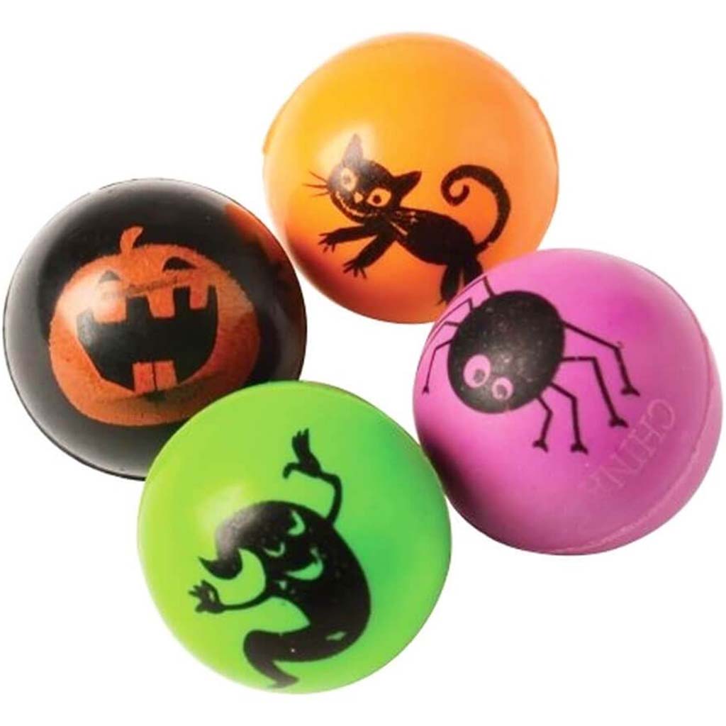 Halloween Bounce Balls 27mm 8 pc