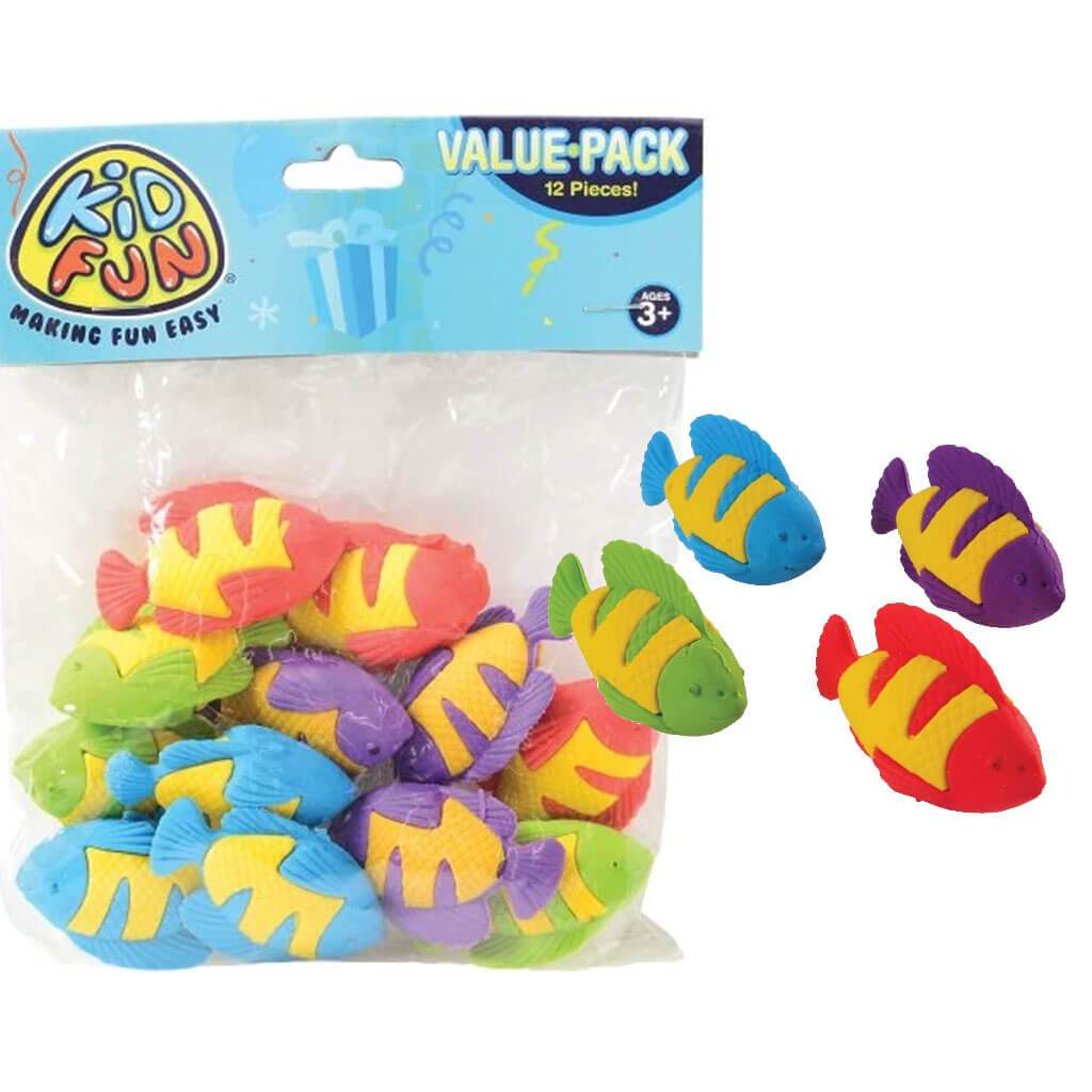 Tropical Fish Erasers