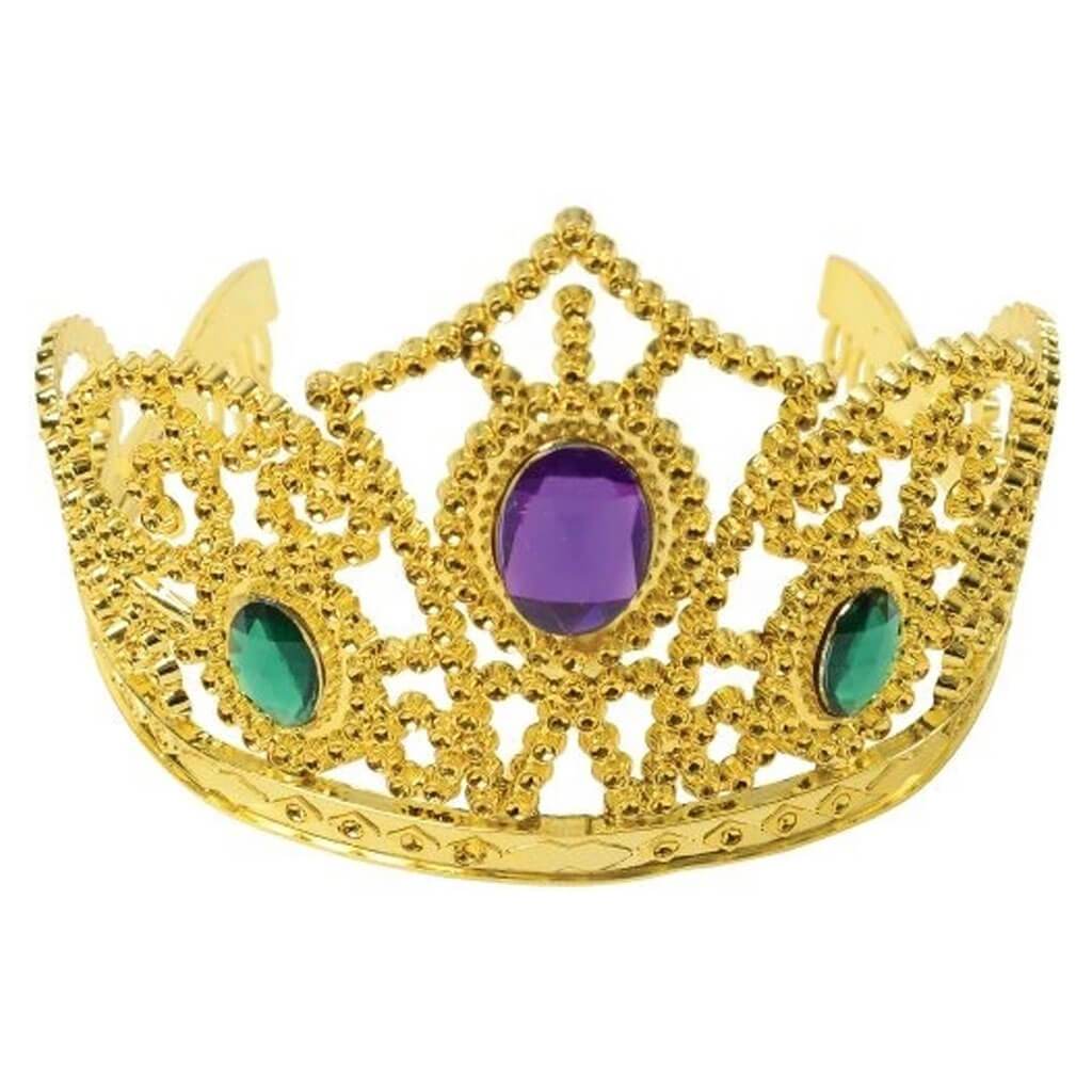 Metallic Gold Tiaras with Stones