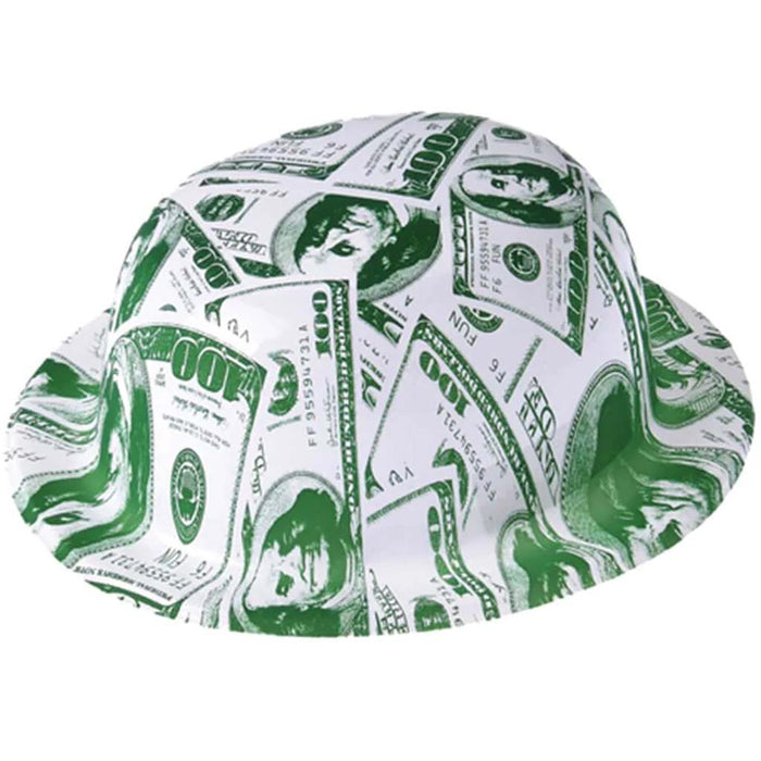 $100 Bill Derby Bowler Hats