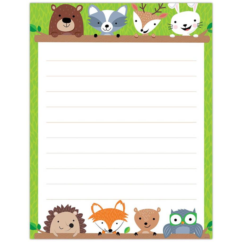 Woodland Friends Blank Chart