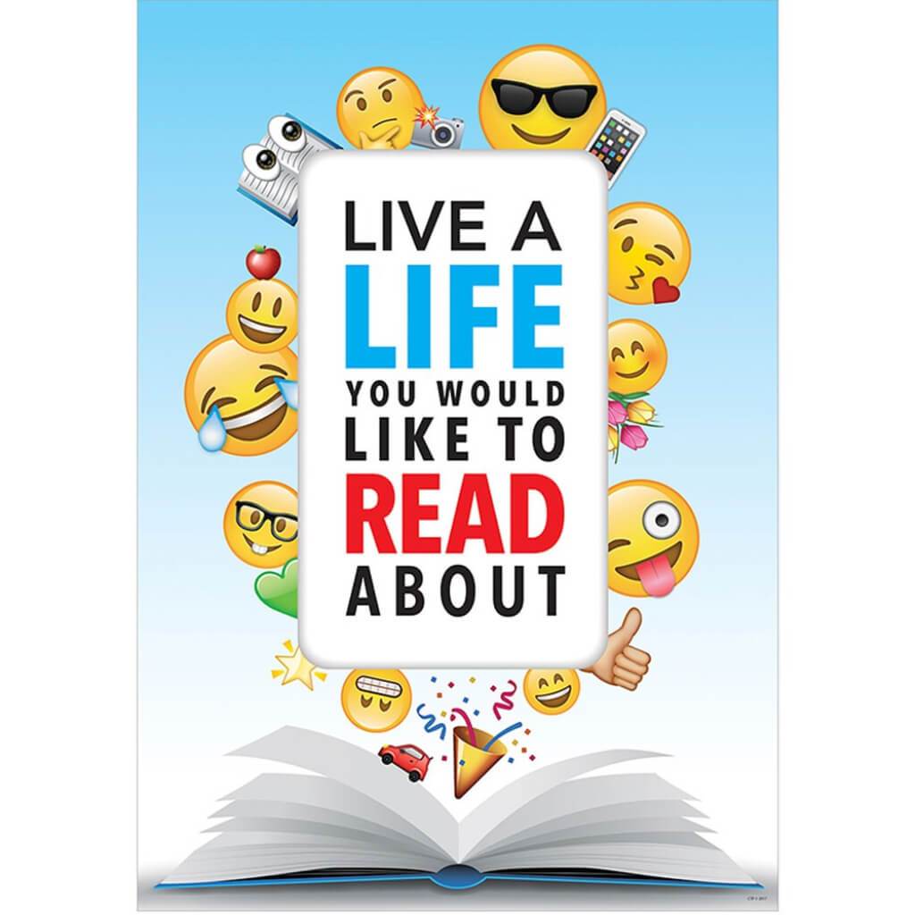 Life a life? Emoji Fun Inspire U Poster