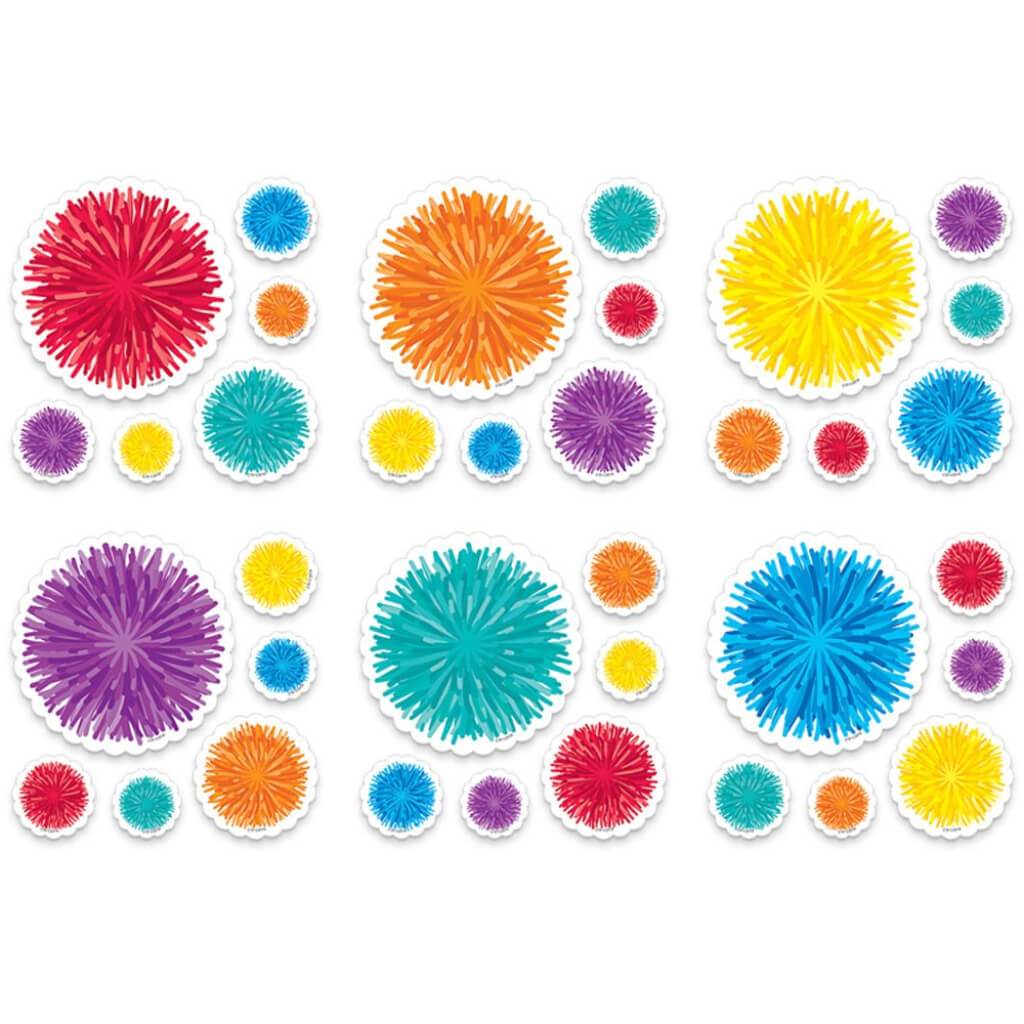 Pom-Poms 6in Designer Cut Outs