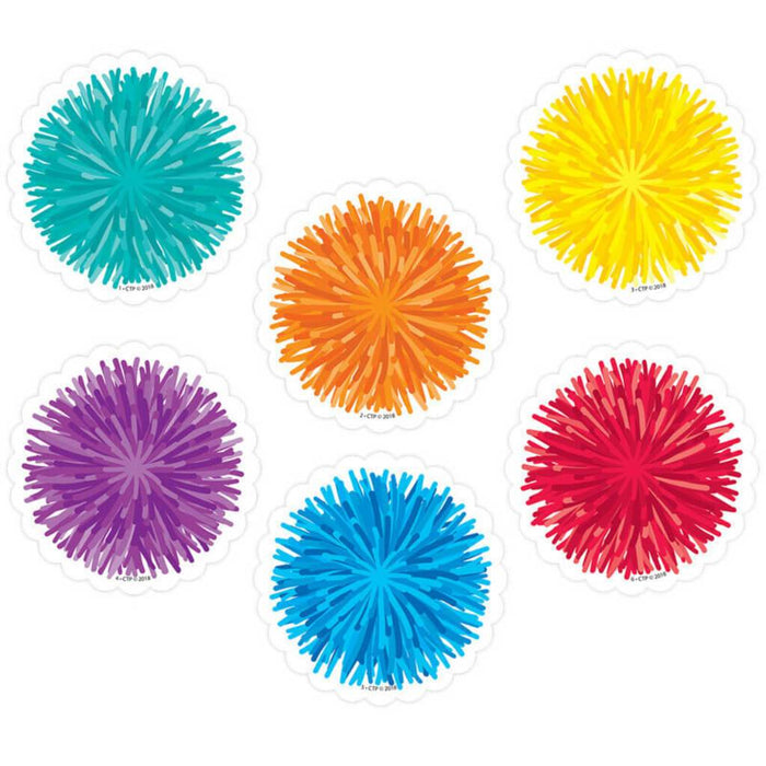 Pom-Poms 3in Designer Cut Outs