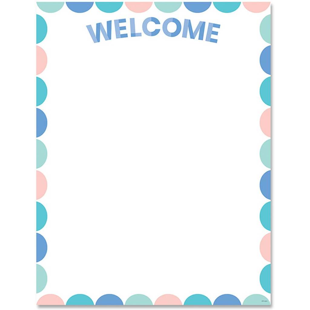 Calm &amp; Cool Welcome Chart