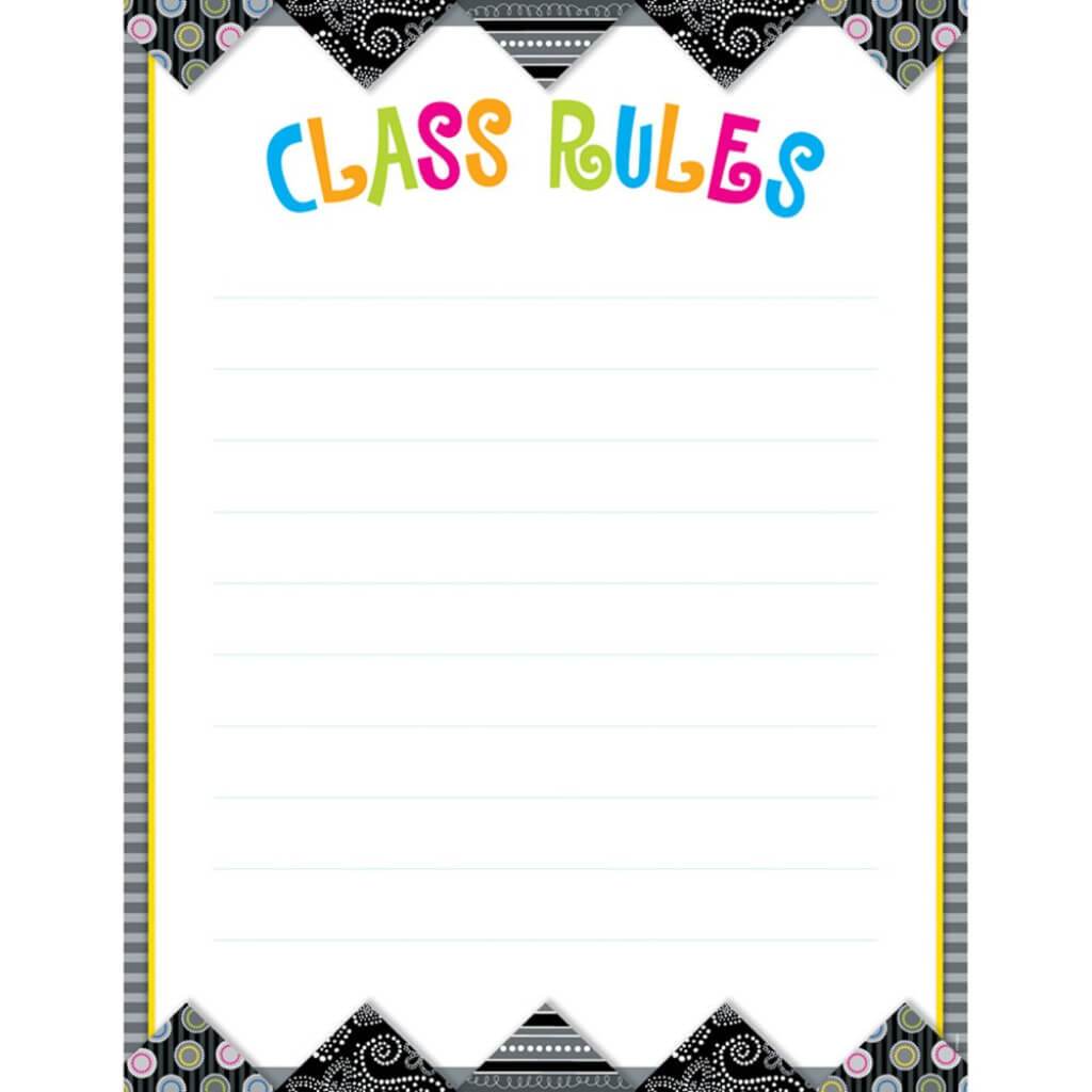 Calm &amp; Cool Class Rules Chart