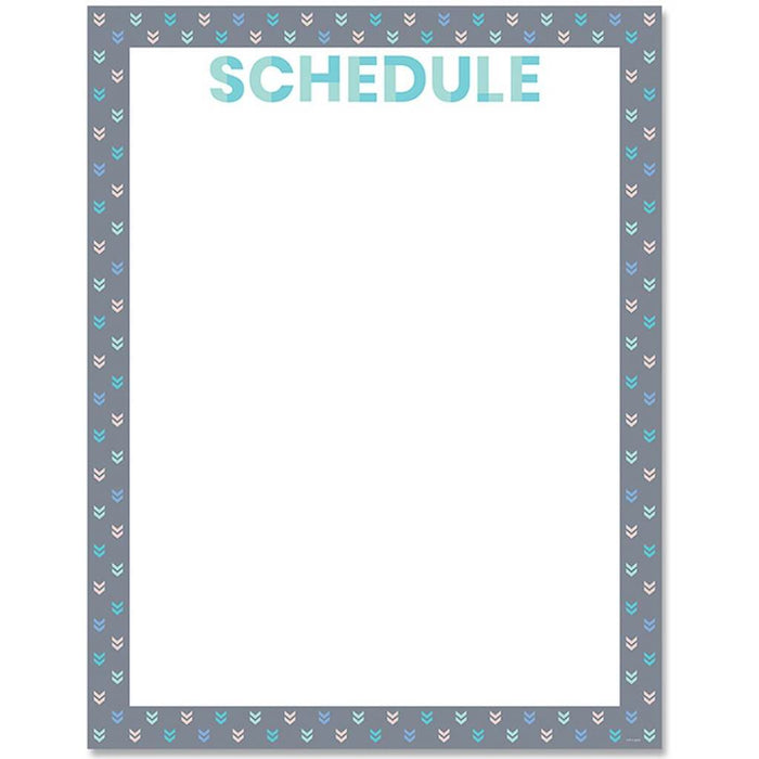 Calm & Cool Schedule Chart
