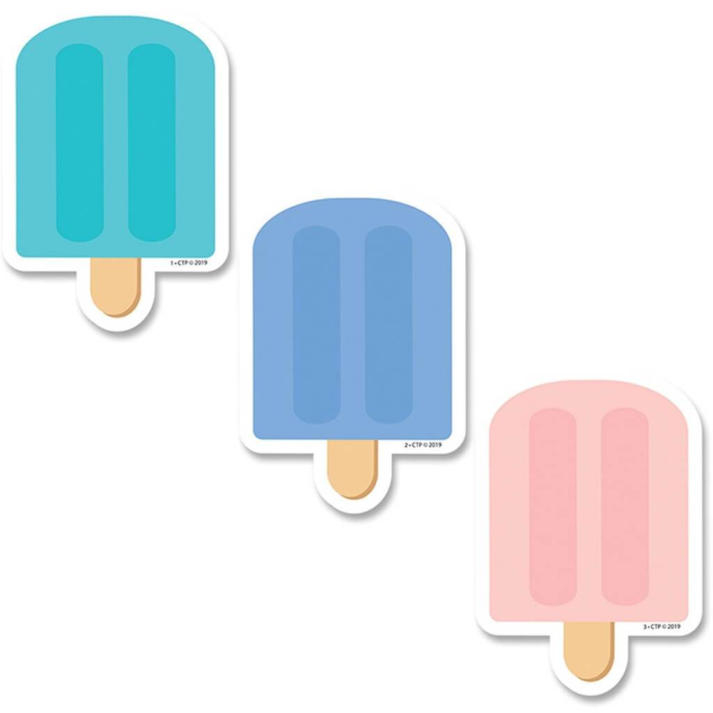 Calm &amp; Cool Ice Pops 3in Designer Cut Outs