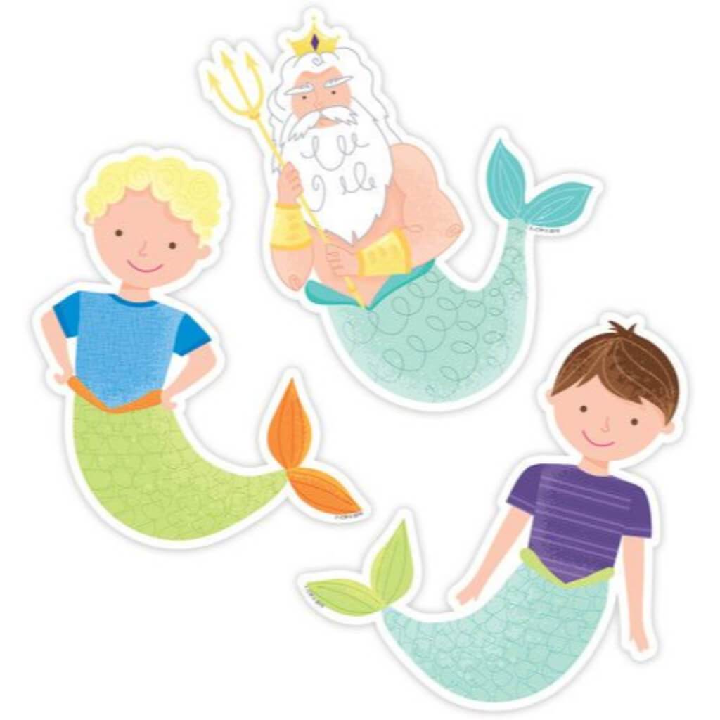 King Neptune &amp; Friends 6in Designer Cut Outs