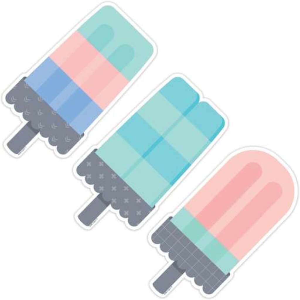 Calm &amp; Cool Ice Pops 6in Designer Cut Outs