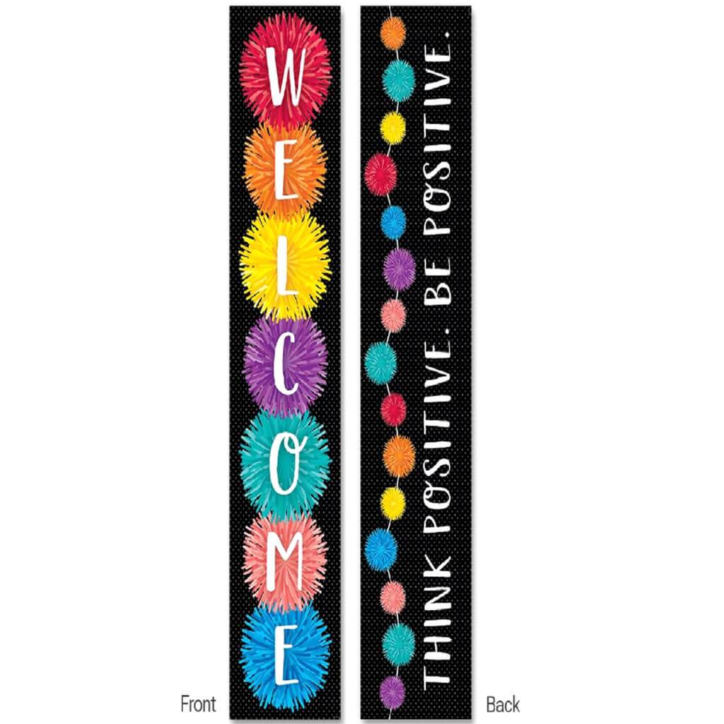 Pom-Poms Welcome Banner
