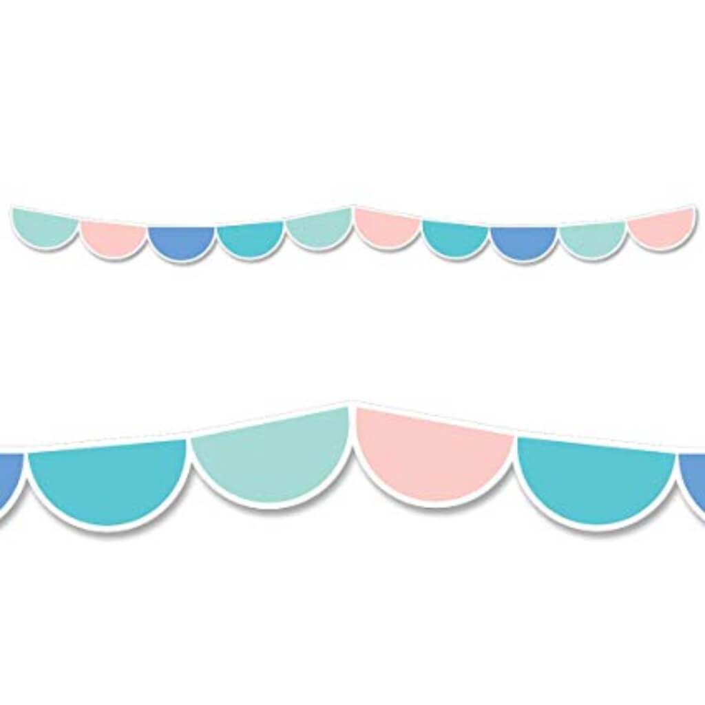 Calm &amp; Cool Half-Dots Border