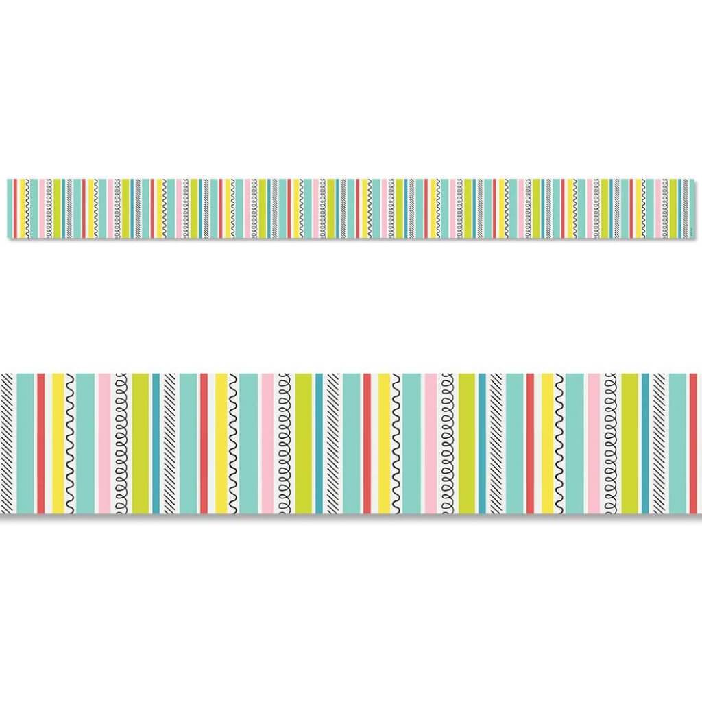 Poppin' Stripes Border