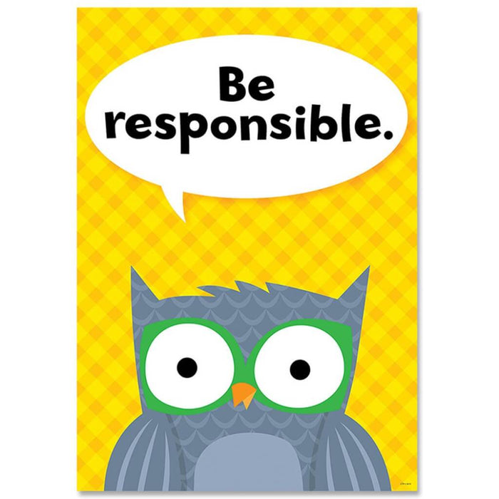Be responsible Woodland Friends Inspire U Poster